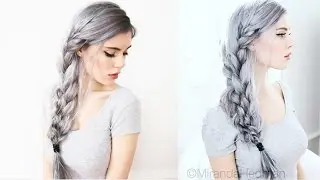 Double Side Braid Dying Extensions Gray VP fashion- - -Miranda Hedman