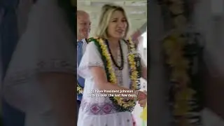 President Johnson Tours Church Schools in Samoa