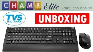 TVS Champ Elite Wireless Combo Unboxing & Review | TVS Wireless Keyboard  & Mouse