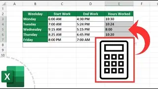 How to Calculate Hours Worked in Excel