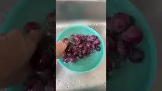 How To Wash Grapes|Using Vinegar #shorts