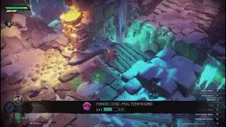 MOLTEN HOUND boss fight (DarksidersGenesis) ps4