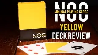 Deck Review - Noc Playing Cards Yellow Miniml Playing Cards