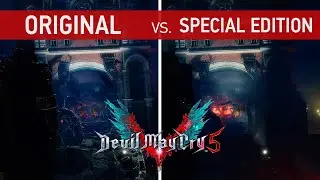Devil May Cry 5 Special Edition Comparison - 2019 (No Ray Tracing) vs Special Edition (Ray Tracing)