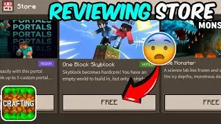 Reviewing Store 🤩 It's All FREE  In Crafting And Building | Craft OMG 