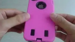 iPhone 4 Hard Case - Magenta Rugged Hard Plastic Case