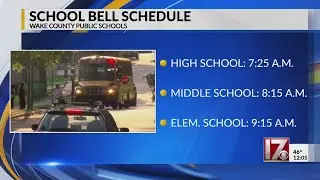 School start times approved for most Wake County Schools
