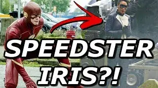 Iris West Leaked Speedster Suit Set Pictures - The Flash Season 4 News