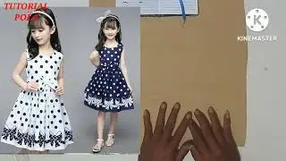 TUTORIAL POLA DRESS ANAK USIA 2 TAHUN