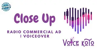 Close Up : Radio Commercial Ad Voiceover Impression