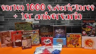 Sorteo1000 suscriptores y 1er Aniversario
