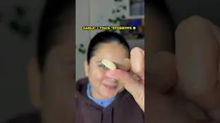 GARLIC = THICK EYEBROWS 😱 | Natural Brow Growth Hack