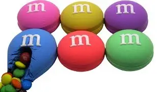 Learn Colors With Giant M&M Candy Chocolate Fun Toys Creative Fun Videos For Kids