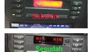 Cara perbaiki layar climate ac digital BMW e36