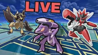KLEAVOR | GENESECT | MEGA SCIZOR LIVE RAID Invite | Pokemon Go Live🔴