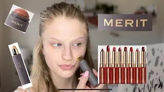 Full Face of Merit ft. **NEW** Signature Lightweight Lipstick