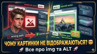 [UKR - 4] - Чому ваші картинки не відображаються? Все про IMG та атрибут ALT