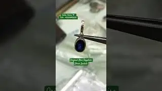 Blue Sapphire Stone | Neelam Gemstone | Silver Neelam Ring | Blue Sapphire Pendant | Nilam locket