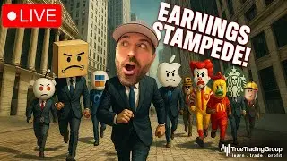 Stock Market Live: Weekly Outlook To Make Money Trading 2025 Mega Cap Earnings & Economic Data