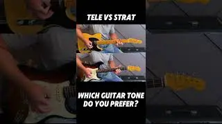 Fender Telecaster vs Stratocaster - Best Guitar Tone? 🔥 #shorts #youtubeshorts #music #guitar