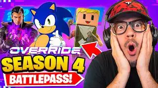 NEW *Season 4* BATTLE PASS in Fortnite! (SONIC)
