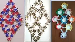 Diy Beautiful Wall Hanging Craft //Best Out of Waste #craft #creative #wallhanging #video #diy 