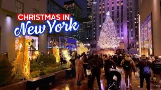 Christmas walking Tour | in New York | Christmas Decorations 😱&hearts;️😍