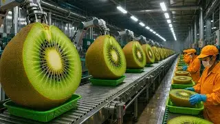 Inside a Modern Kiwi Factory: From Farm to Dessert | 현대식 키위 공장 내부 (The Whole Process)