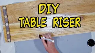 DIY Wood Table Riser || DIY Wood Table Runner || Farmhouse Tabletop Riser