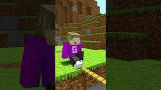 HELP Giel Move a Mountain VS Hacker VS Herobrine #minecraft #shorts #herobrine