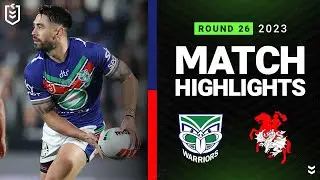 NRL Highlights | NRL 2023 | New Zealand Warriors v St George Illawarra Dragons | Match Highlights