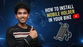 How  to install Mobile holder in your bike ❓