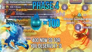 Hatching 100 Balefire Eggs Phase 4 (Total 400 Eggs now 💀) | Roblox - Dragon Adventure