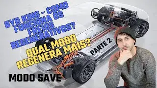 BYD KING GS - Freios regenerativos, MODO SAVE, Eco, Normal e Sport - PARTE 2