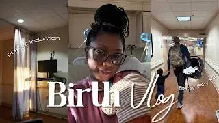 BIRTH VLOG | Positive Induction at 40 weeks + Unexpected Complication| Baby Number 2| Medicated