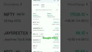 Bought Shares of HSCL(Himadri Speciality) for target of Rs. 200/- in short-term #hscl