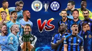 MAN CİTY VS İNTER🔥UCL FİNAL 11V11(HAALAND-DE BRUYNE-MARTİNEZ-BARELLA)
