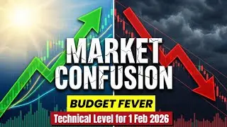Pre-Budget Confusion 😵 Gap Down but Flat Market &mdash; What Next?