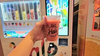 Futuristic Smoothie Vending Machine
