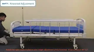 Two Cranks Manual Hospital Bed Medical Beds and Patient Beds for Sales