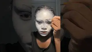 TRYING TRAD GOTH MAKEUP ON MY SKIN TONE🖤🖤🖤 #makeup