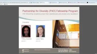 Stanford MBA Program & Partnership for Diversity Fellowship Webinar