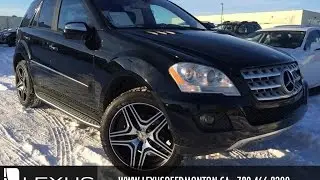 Used Black 2009 Mercedes-Benz M-Class 4MATIC 3.5L Review Fort McMurray Alberta