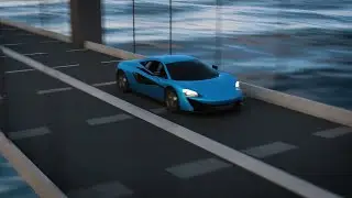 INSANE VELOCITY  - CGI CAR UNLEASHING SPEED ON THE BRIDGE! | BLENDER