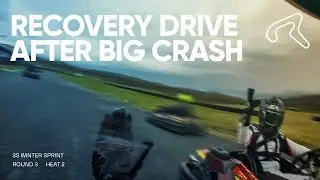 Recovery drive after being taken out! — R3, H2 / Winter Sprint / Three Sisters Outdoor Karting