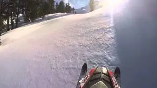 Ed Scott Medford Oregon snowmobiling sunny day