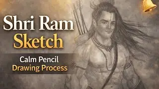 Shri Ram Pencil Sketch Drawing | Calm Drawing Process | Goyansh Sketch Studio