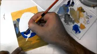Gouache Monster Illustration Demonstration from Smile Create Repeat
