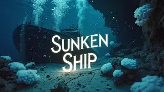 ASMR Inside a Sunken Shipwreck 🚢 Creaking Metal for Sleep