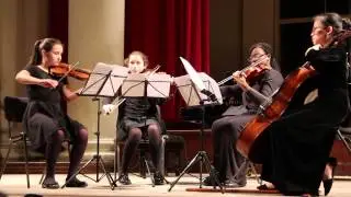 Katya Tsukanova Quartet performs Dittersdorf, String Quartert in G: 1st movement